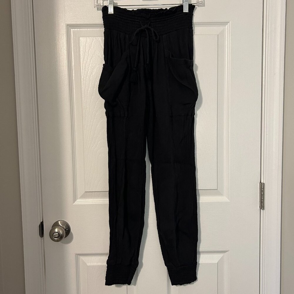 Aerie Boho Joggers, Black XS